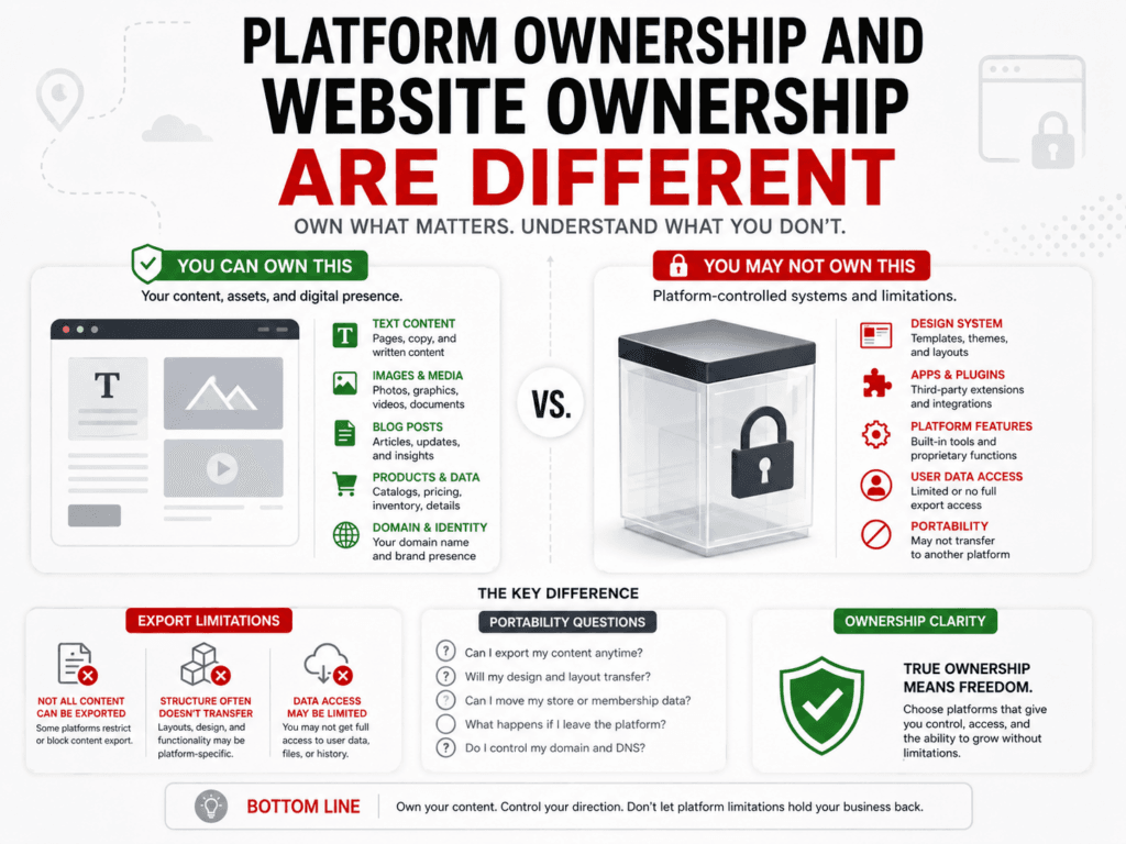 Platform Ownership and Website Ownership Are Different