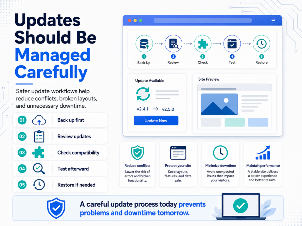 Updates Should Be Managed Carefully
