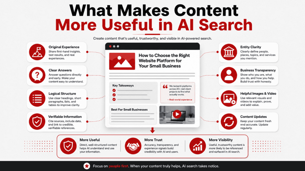 What Makes Content More Useful in AI Search