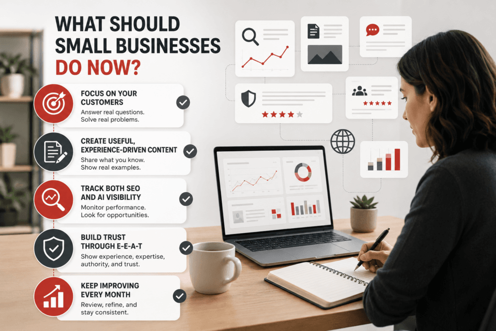 What should small businesses do now?