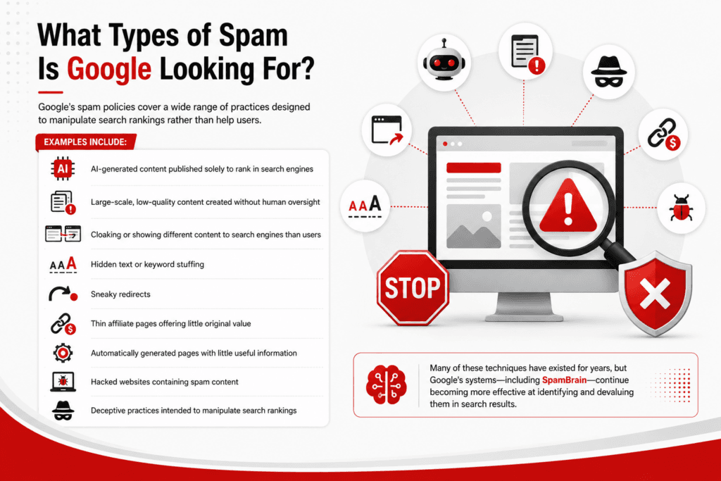 What Types of Spam Is Google Looking For?