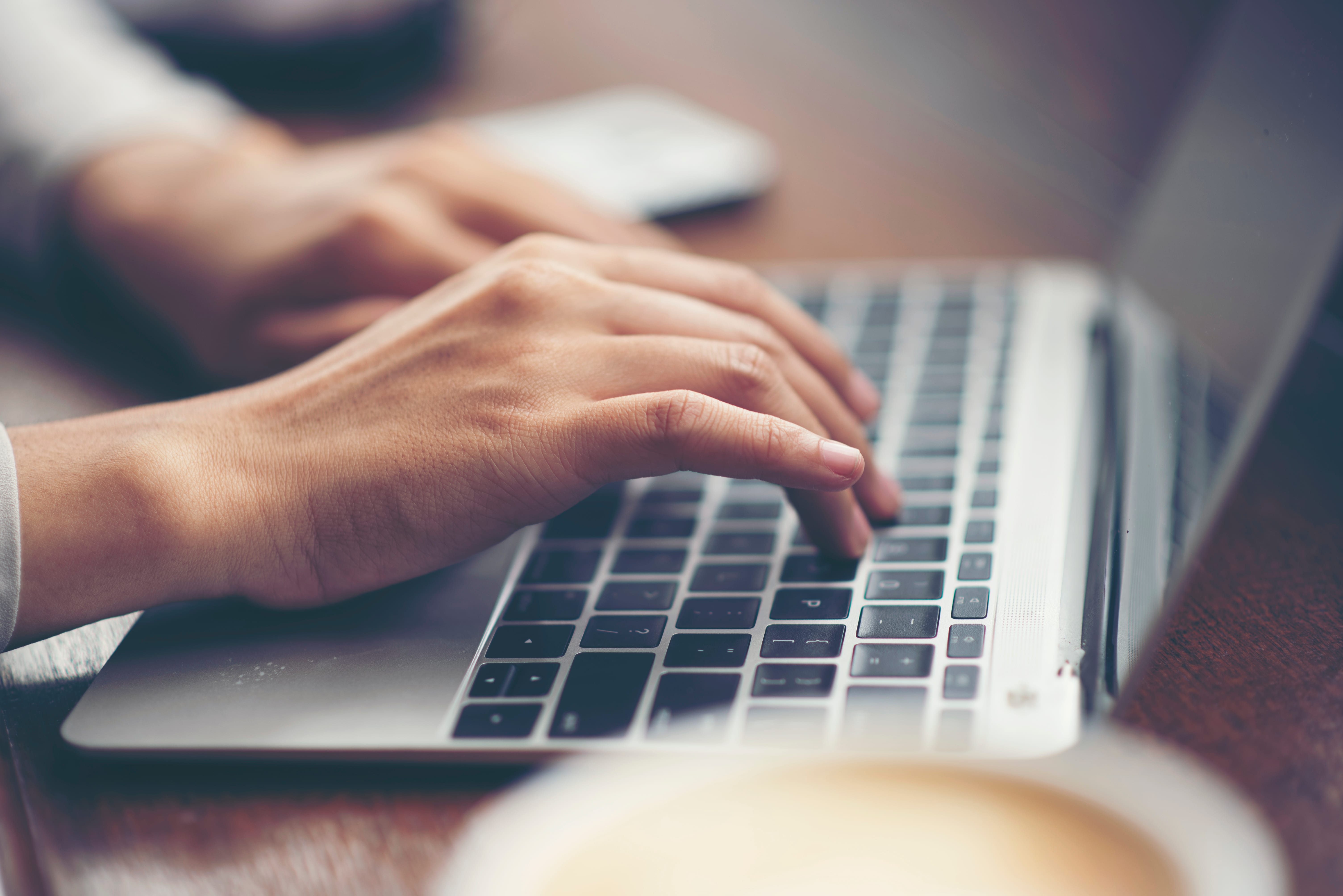 business women working with laptop, online business marketing concept