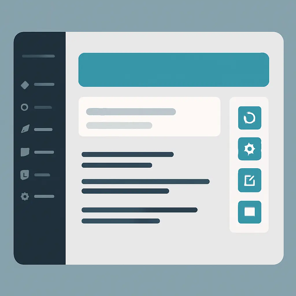Stylized interface sliders and toggles representing Essential WordPress Settings to Configure.